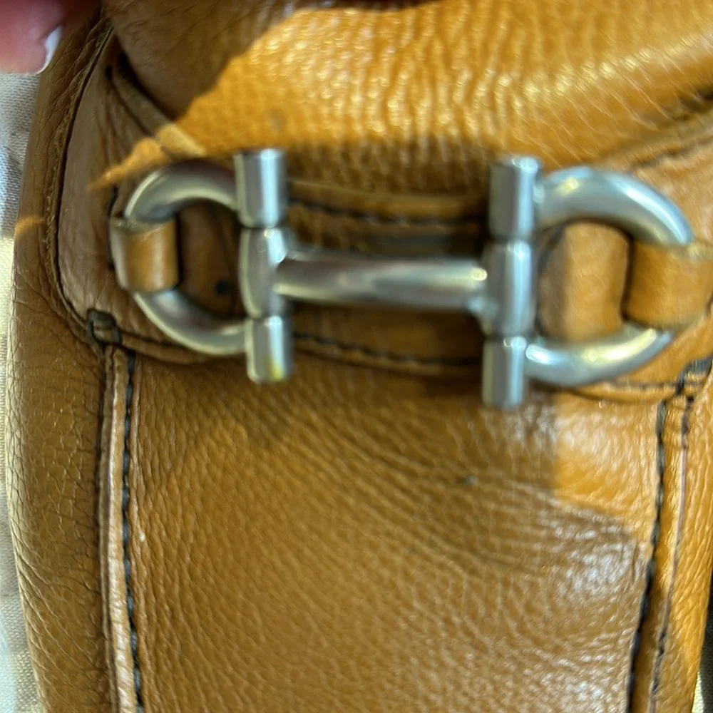 Salvatore Ferragamo Men's Leather Bit Loafers in Cognac Brown